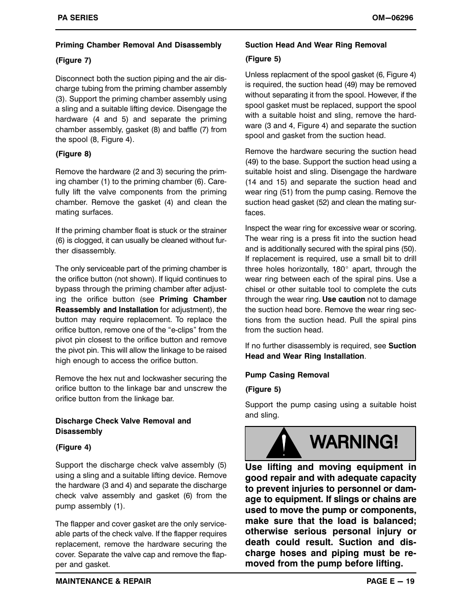 Gorman-Rupp Pumps PA12A60-B-6068H 1435345 and up User Manual | Page 39 / 51