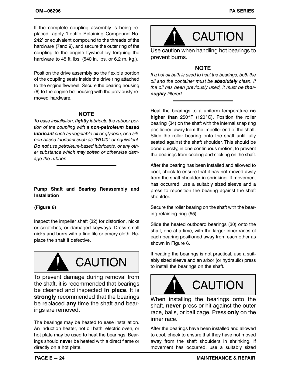 Gorman-Rupp Pumps PA12A60-B-6068H 1435345 and up User Manual | Page 44 / 51