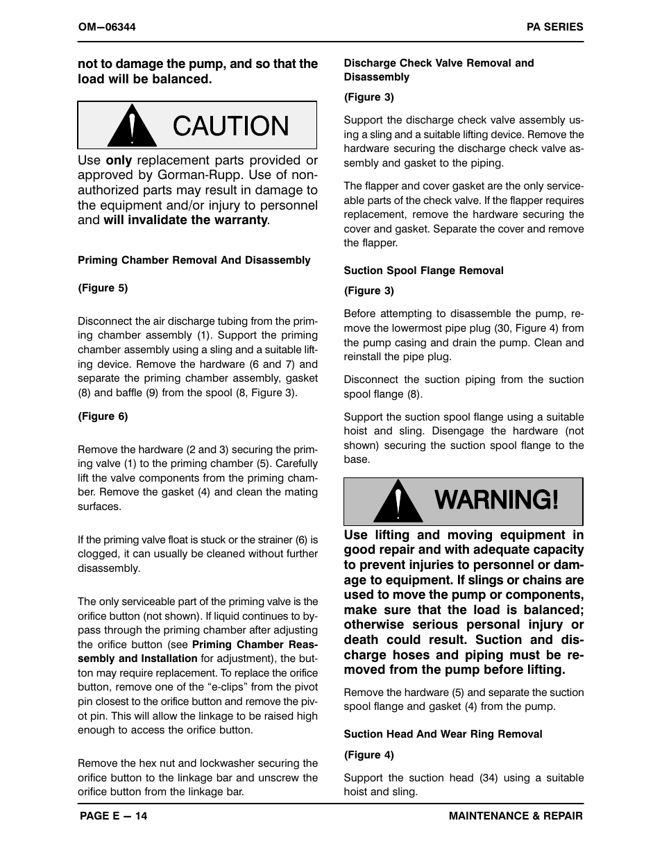 Gorman-Rupp Pumps PA10A60-4045H 1484416 and up User Manual | Page 34 / 43