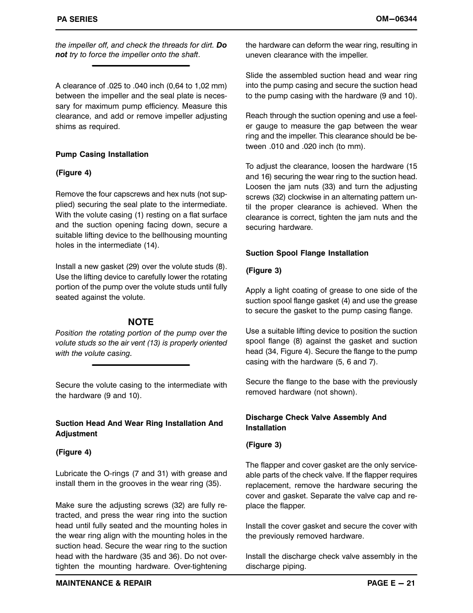 Gorman-Rupp Pumps PA10A60-4045H 1484416 and up User Manual | Page 41 / 43