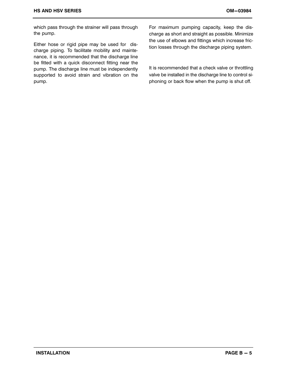 Gorman-Rupp Pumps HSV6B31-HYD All serial numbers User Manual | Page 10 / 13