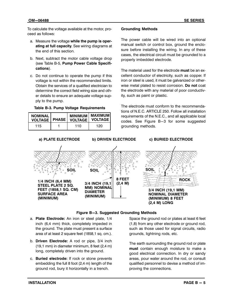 Gorman-Rupp Pumps SE1 1/2A3 115V 1P 1483930 and up User Manual | Page 12 / 40