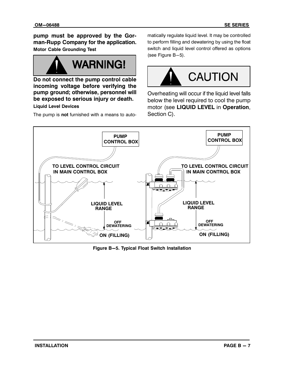 Gorman-Rupp Pumps SE1 1/2A3 115V 1P 1483930 and up User Manual | Page 14 / 40