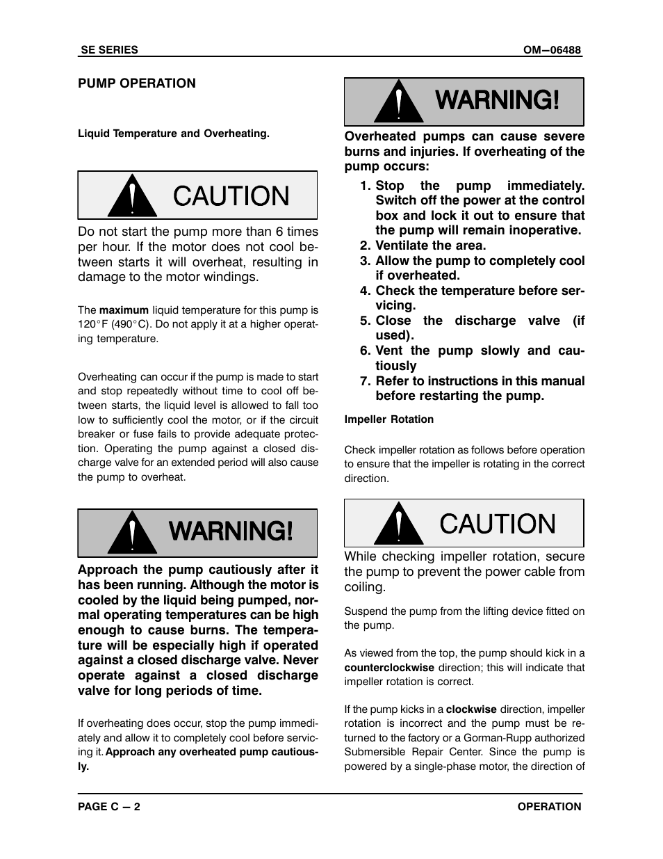 Gorman-Rupp Pumps SE1 1/2A3 115V 1P 1483930 and up User Manual | Page 17 / 40