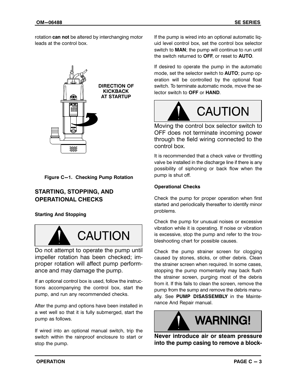 Gorman-Rupp Pumps SE1 1/2A3 115V 1P 1483930 and up User Manual | Page 18 / 40