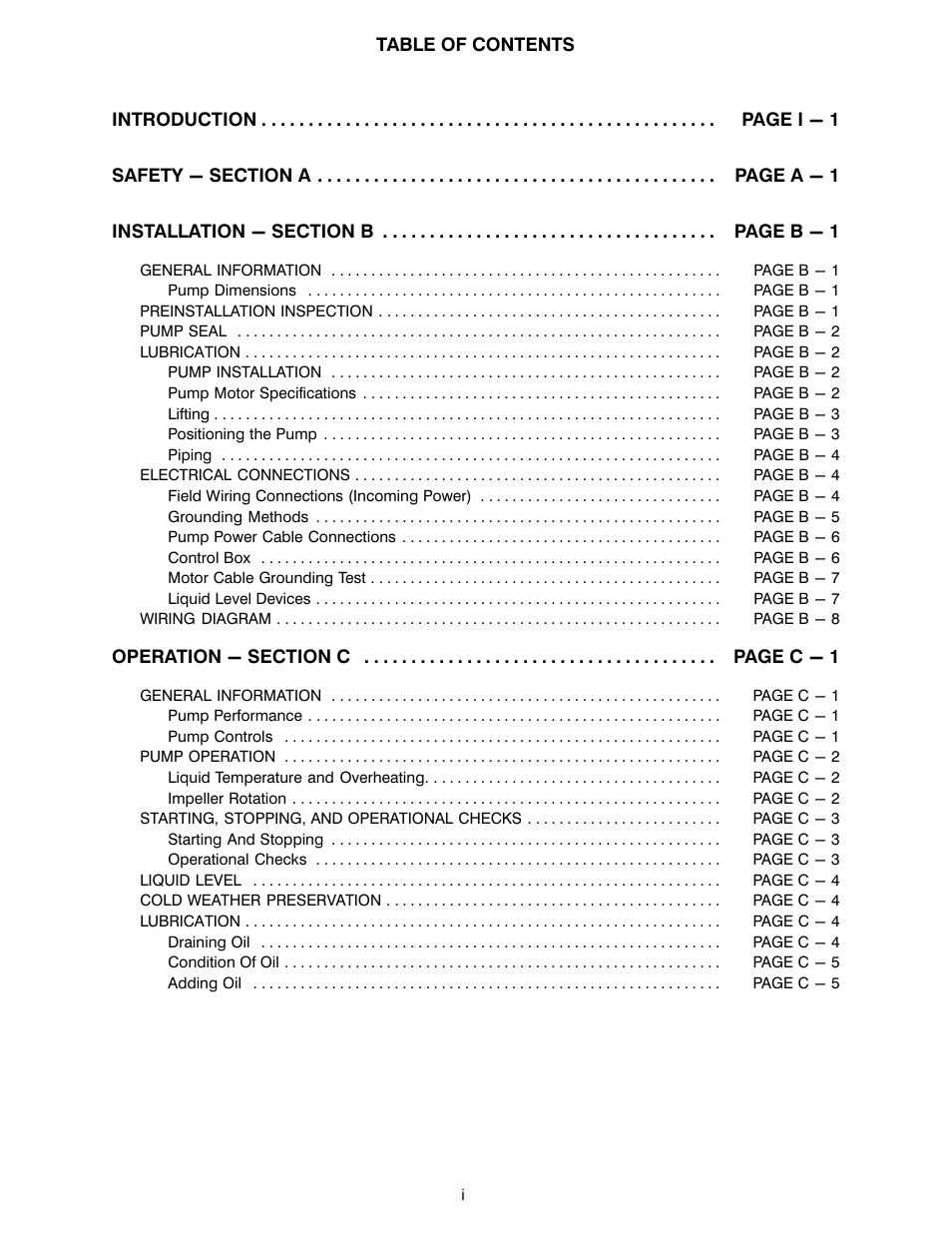 Gorman-Rupp Pumps SE1 1/2A3 115V 1P 1483930 and up User Manual | Page 3 / 40