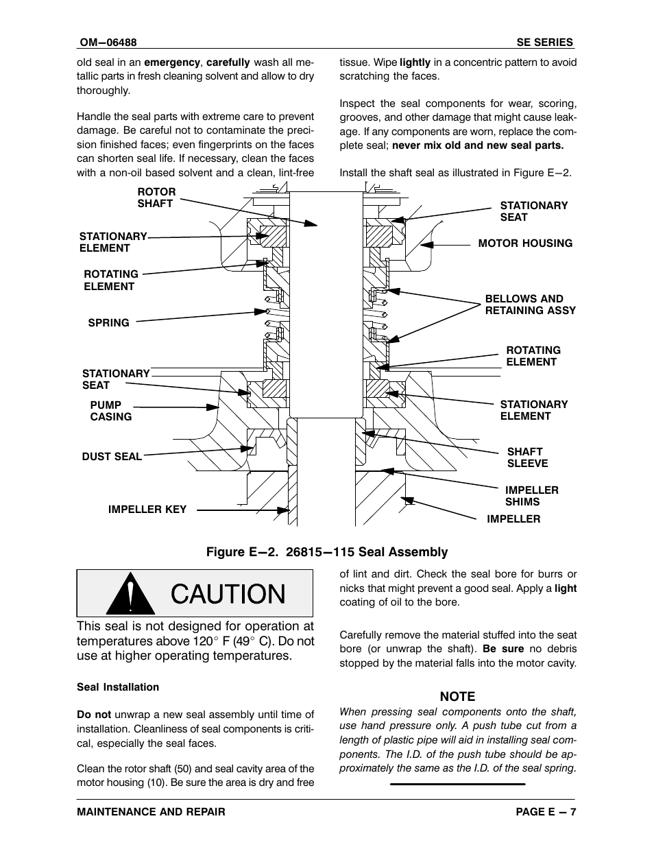 Gorman-Rupp Pumps SE1 1/2A3 115V 1P 1483930 and up User Manual | Page 31 / 40