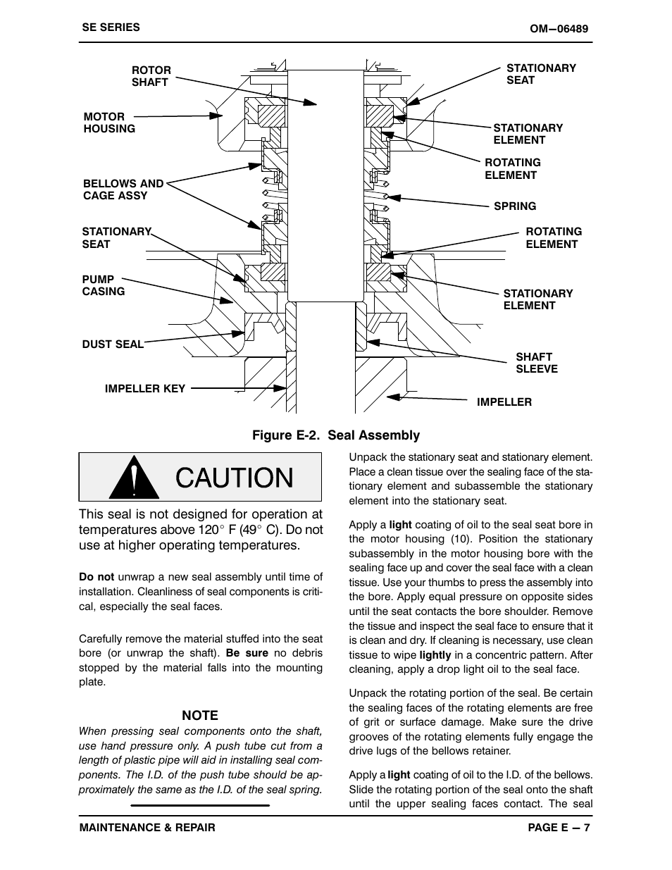 Gorman-Rupp Pumps SE1 1/2A3A 115V 1P 1483930 and up User Manual | Page 28 / 37