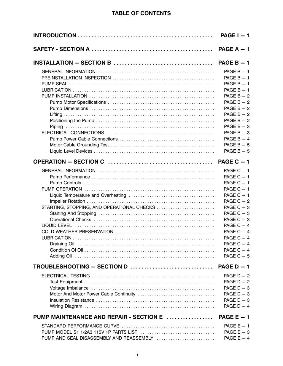 Gorman-Rupp Pumps SE1 1/2A3A 115V 1P 1483930 and up User Manual | Page 3 / 37