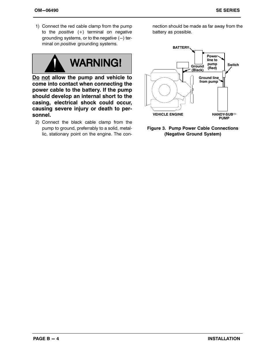 Gorman-Rupp Pumps SE1 1/2B3-E.33 12V 1483930 and up User Manual | Page 10 / 24