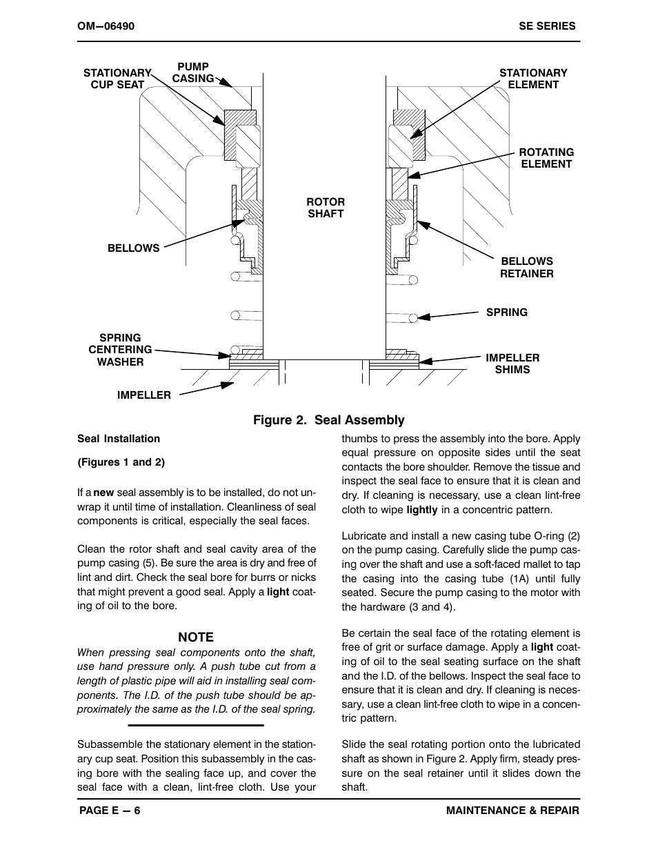 Gorman-Rupp Pumps SE1 1/2B3-E.33 12V 1483930 and up User Manual | Page 20 / 24