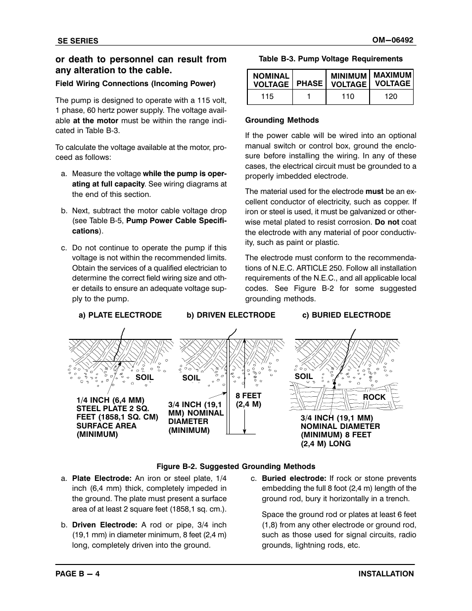 Gorman-Rupp Pumps SE2C3 115V 1P 1483930 and up User Manual | Page 11 / 38