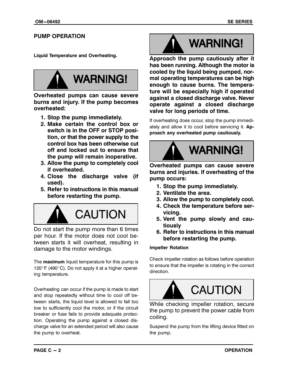 Gorman-Rupp Pumps SE2C3 115V 1P 1483930 and up User Manual | Page 15 / 38