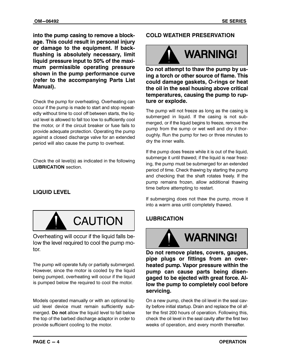 Gorman-Rupp Pumps SE2C3 115V 1P 1483930 and up User Manual | Page 17 / 38