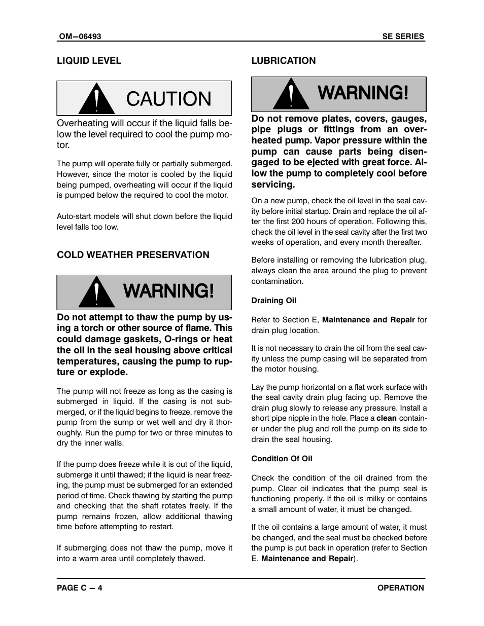 Gorman-Rupp Pumps SE2C3A 115V 1P 1483930 and up User Manual | Page 16 / 37