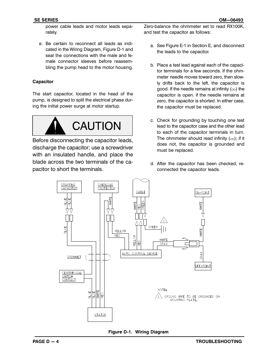 Gorman-Rupp Pumps SE2C3A 115V 1P 1483930 and up User Manual | Page 21 / 37