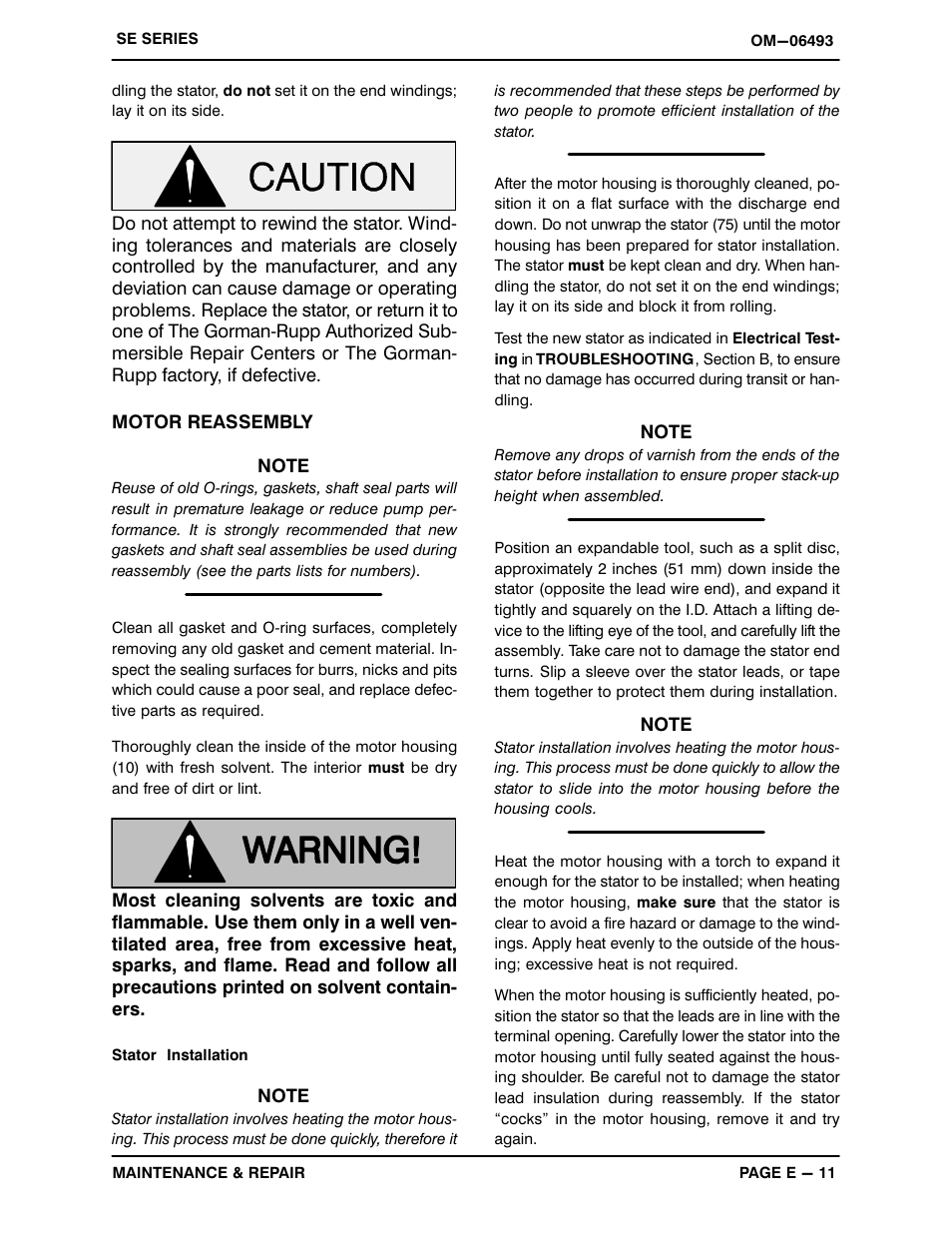 Gorman-Rupp Pumps SE2C3A 115V 1P 1483930 and up User Manual | Page 32 / 37