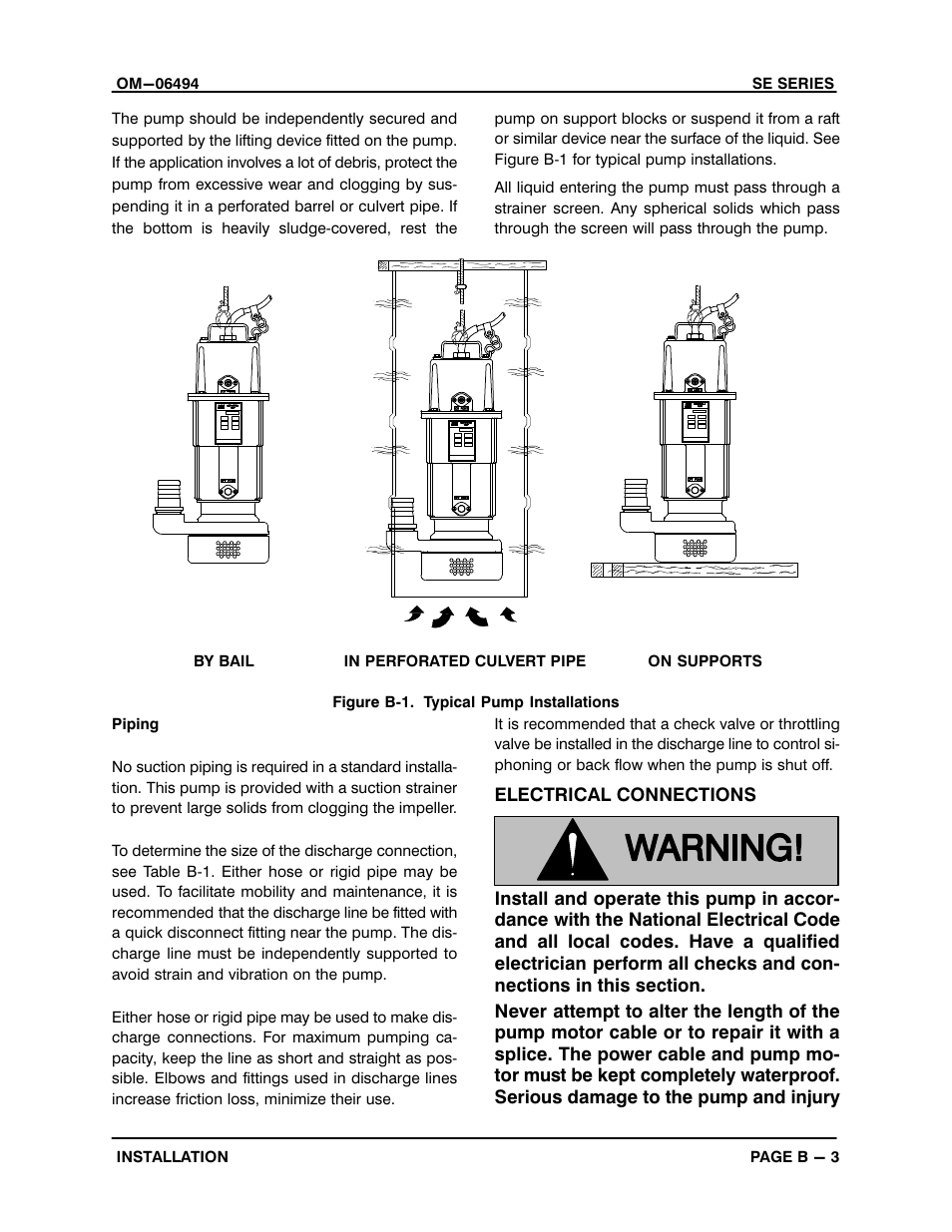 Gorman-Rupp Pumps SE2D3 115V 1P 1483930 and up User Manual | Page 10 / 38