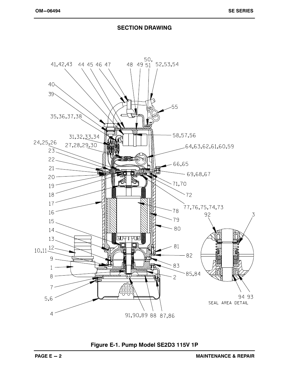 Gorman-Rupp Pumps SE2D3 115V 1P 1483930 and up User Manual | Page 24 / 38