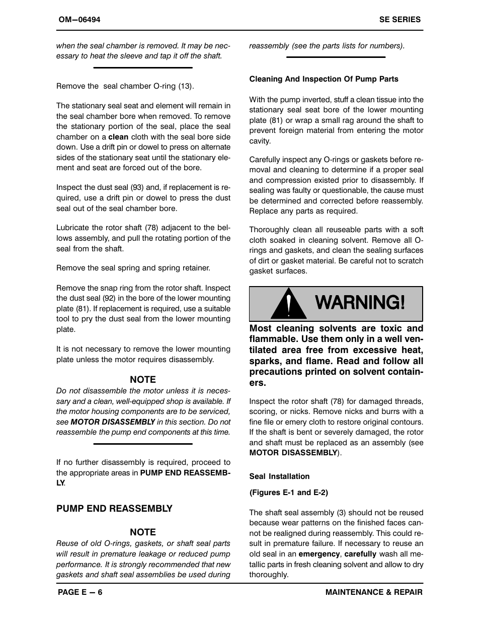 Gorman-Rupp Pumps SE2D3 115V 1P 1483930 and up User Manual | Page 28 / 38