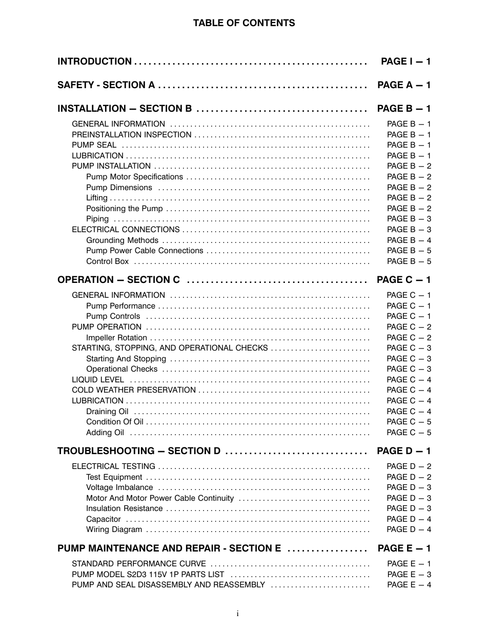 Gorman-Rupp Pumps SE2D3 115V 1P 1483930 and up User Manual | Page 3 / 38