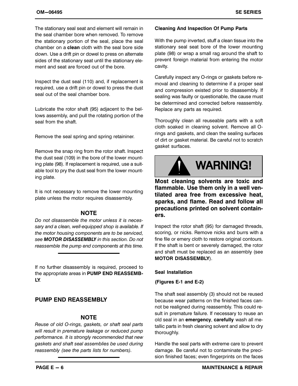 Gorman-Rupp Pumps SE2D3A 115V 1P 1483930 and up User Manual | Page 27 / 37