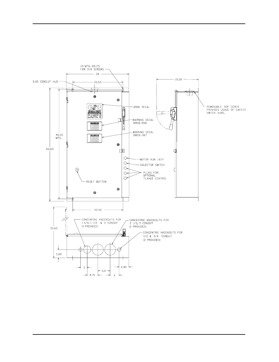 Gorman-Rupp Pumps S4C65-E10 460/3 861279 thru 1142084 User Manual | Page 10 / 37