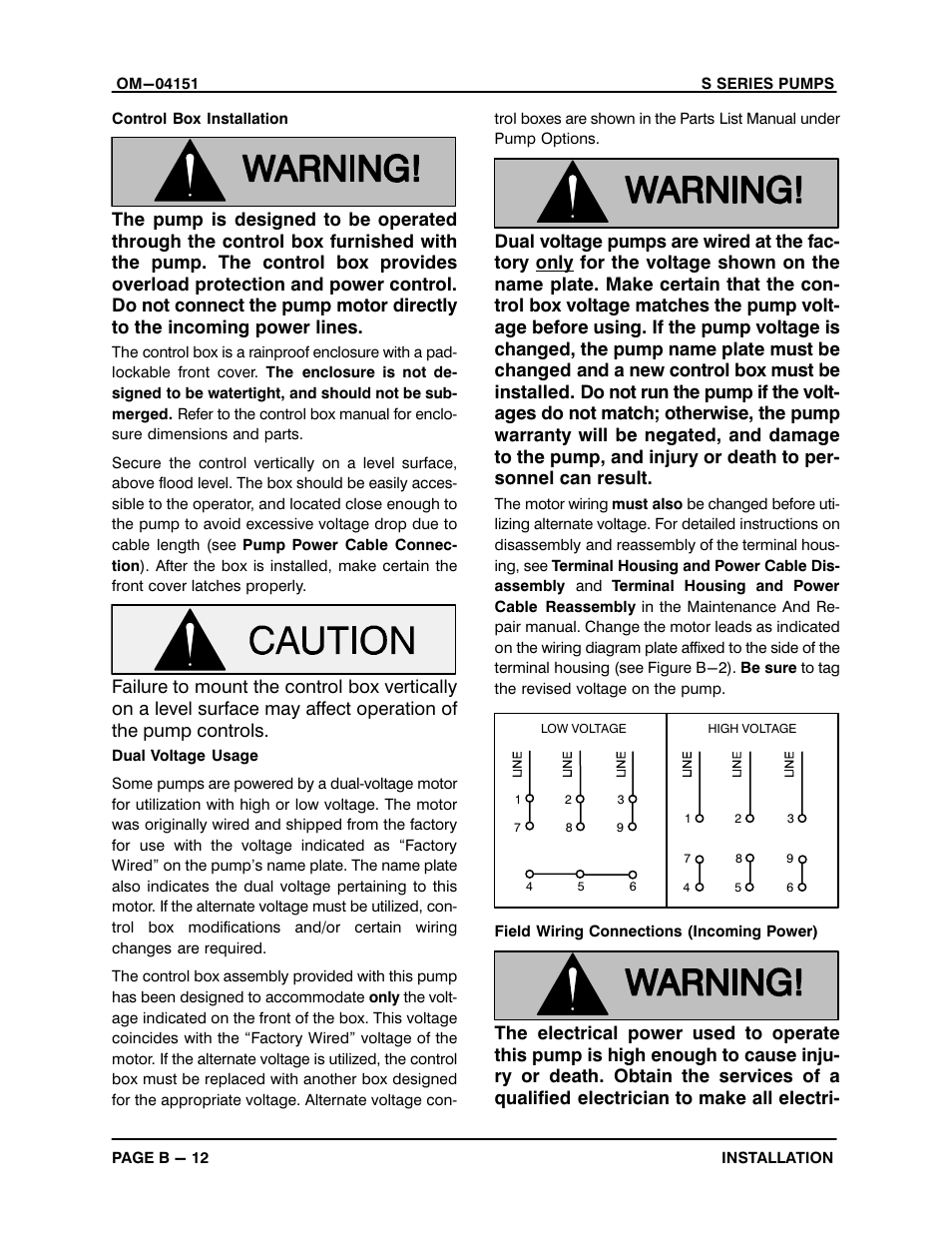 Gorman-Rupp Pumps S3B65-E6 460/3 861279 thru 1217130 User Manual | Page 18 / 33