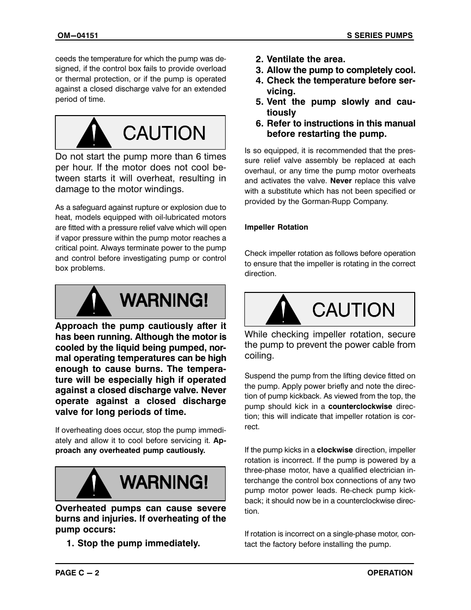 Gorman-Rupp Pumps S3B65-E6 460/3 861279 thru 1217130 User Manual | Page 28 / 33