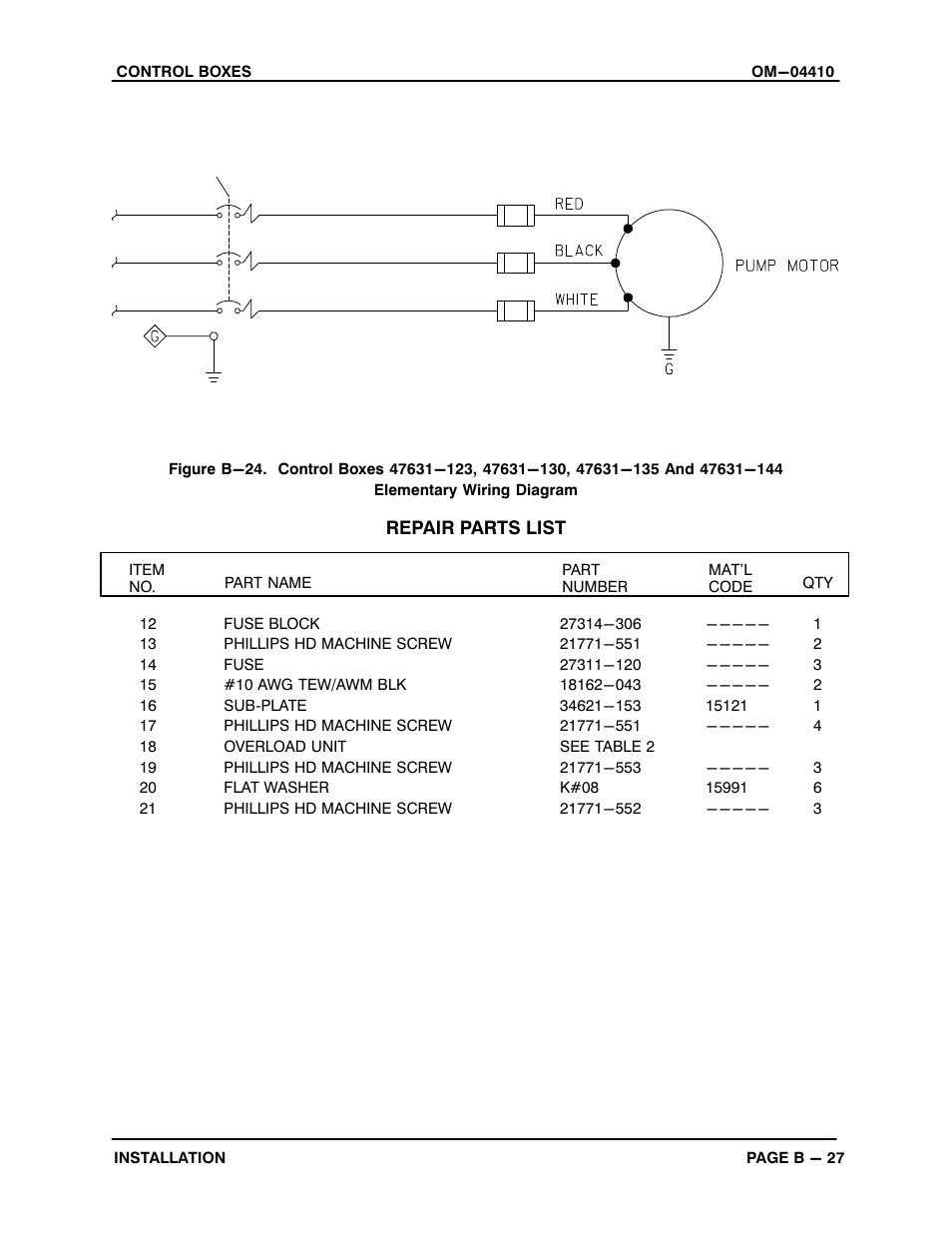 Gorman-Rupp Pumps S3B65-E6 460/3 861279 thru 1217130 User Manual | Page 34 / 40