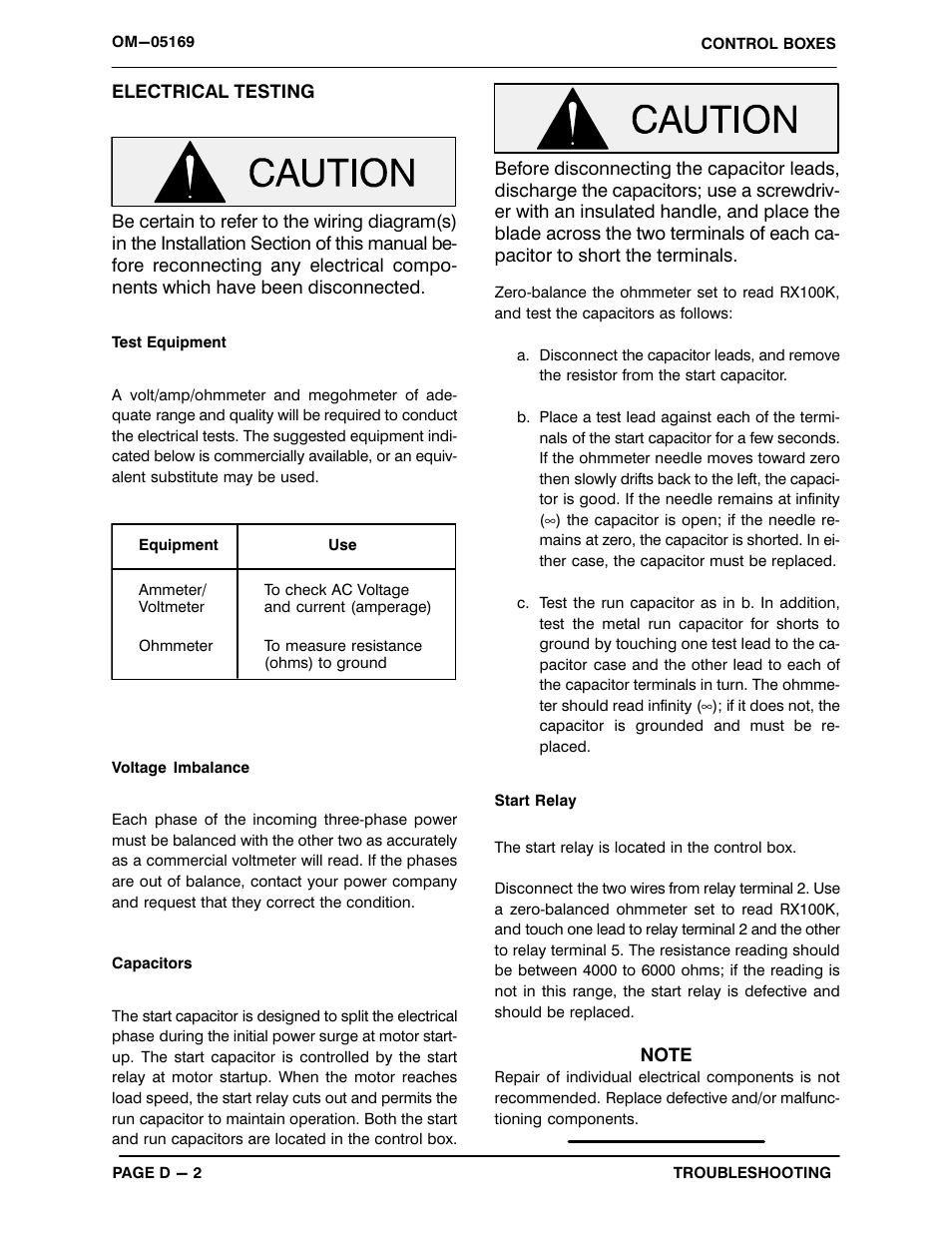 Gorman-Rupp Pumps S3A1 460V 3P All serial numbers Control Box User Manual | Page 21 / 22