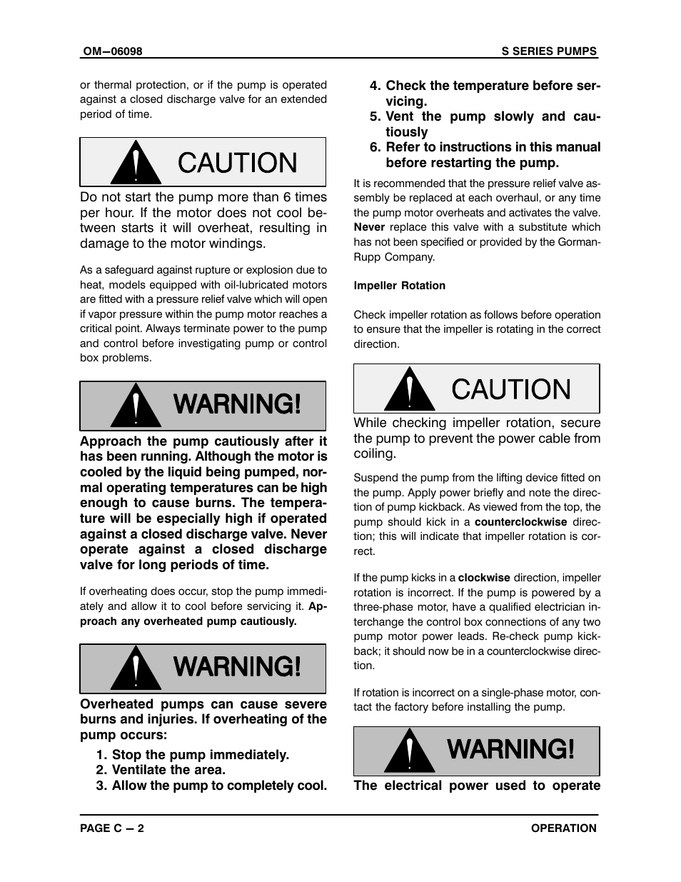 Gorman-Rupp Pumps S4A1-E25 460/3 1396155 and up User Manual | Page 18 / 50