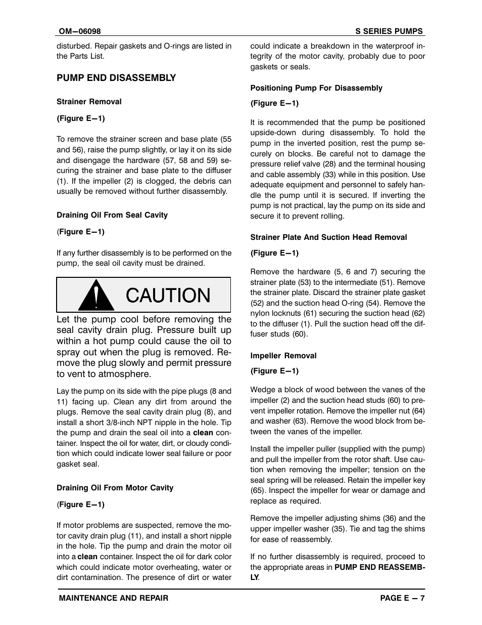 Gorman-Rupp Pumps S4A1-E25 460/3 1396155 and up User Manual | Page 33 / 50