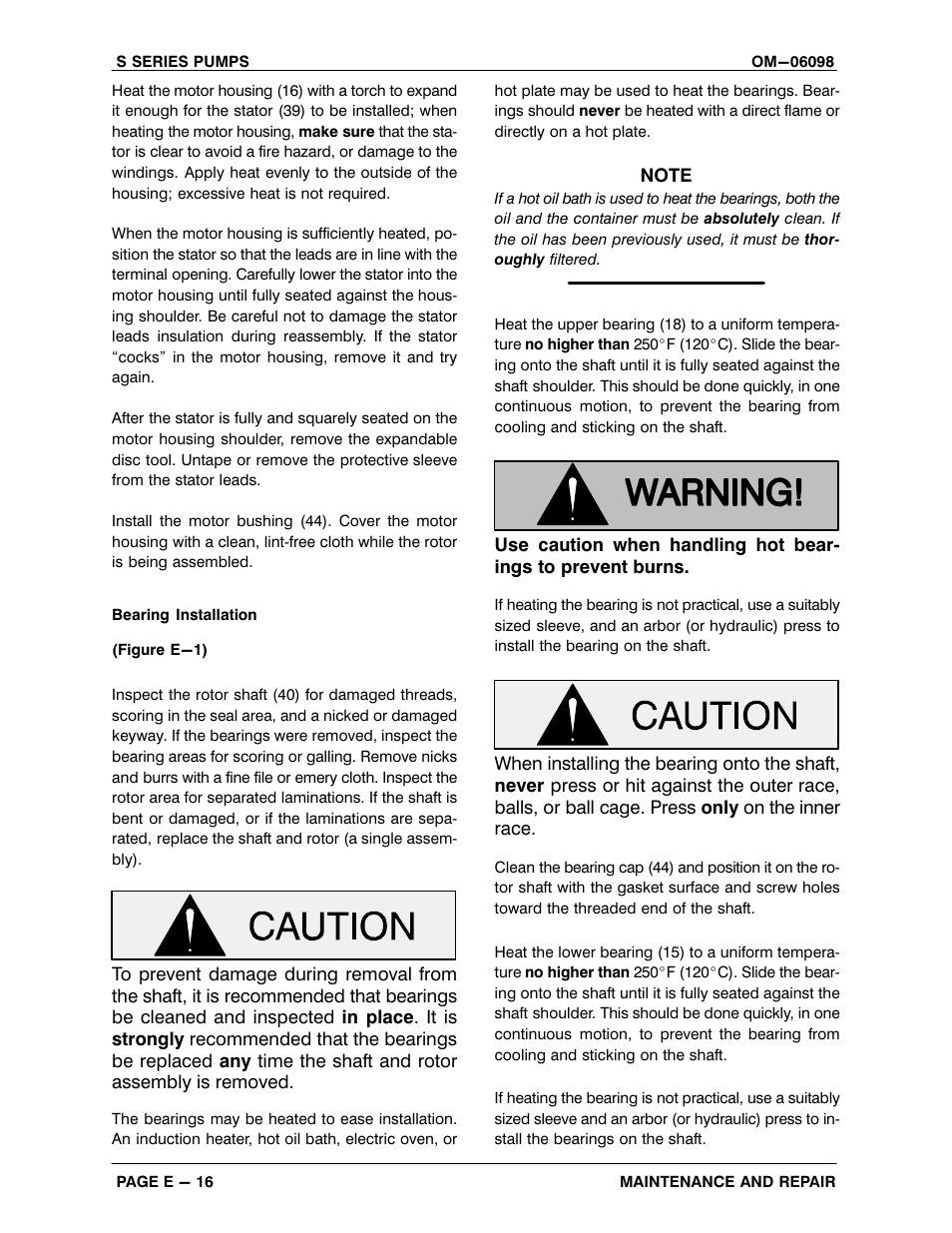 Gorman-Rupp Pumps S4A1-E25 460/3 1396155 and up User Manual | Page 42 / 50