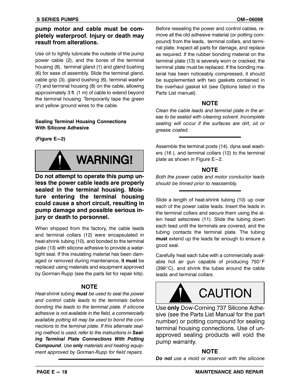 Gorman-Rupp Pumps S4A1-E25 460/3 1396155 and up User Manual | Page 44 / 50