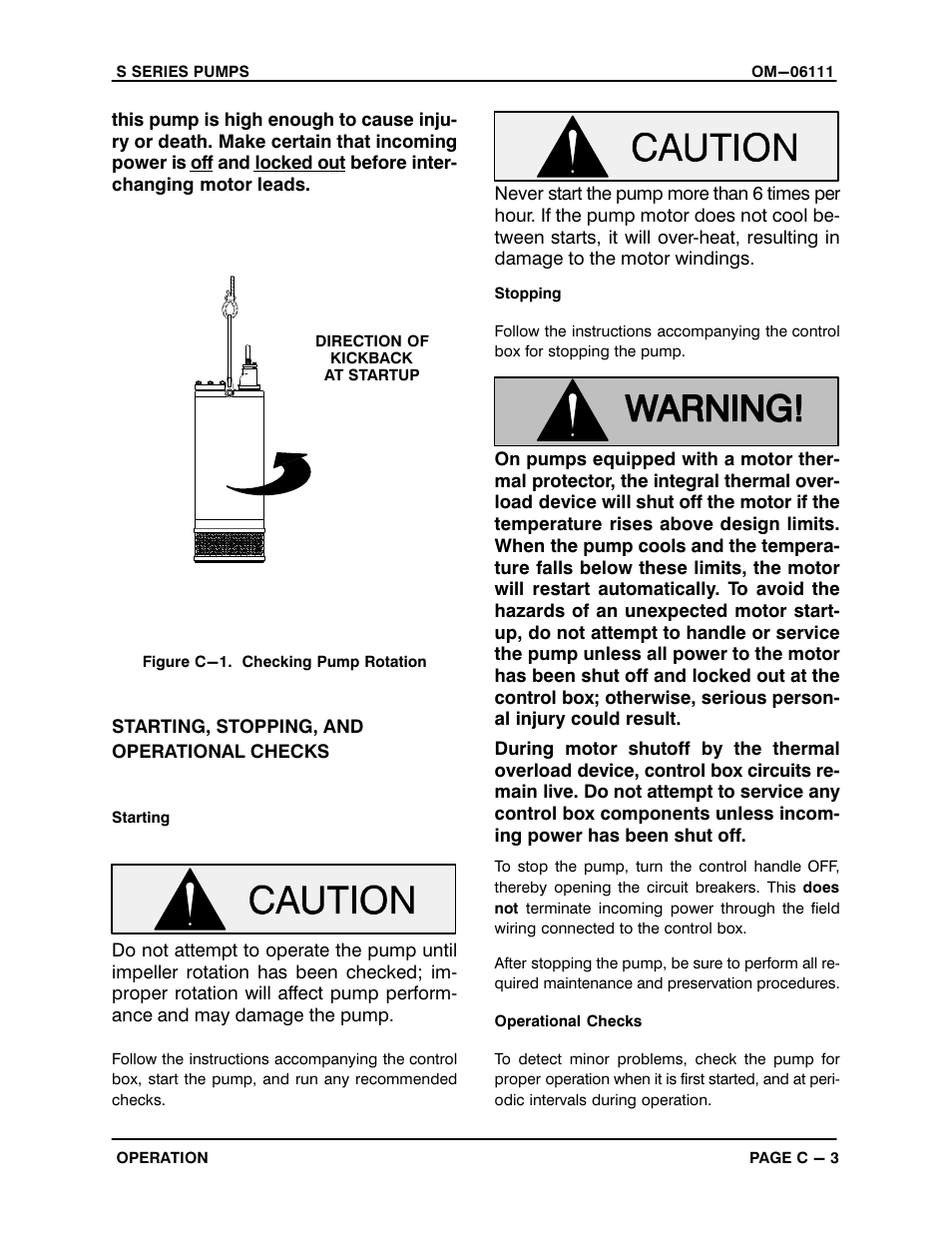 Gorman-Rupp Pumps S6A1-E60 460/3 1401314 and up User Manual | Page 19 / 50