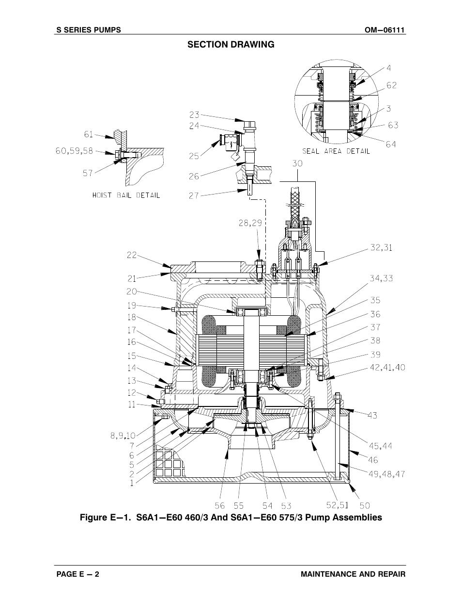 Gorman-Rupp Pumps S6A1-E60 460/3 1401314 and up User Manual | Page 28 / 50