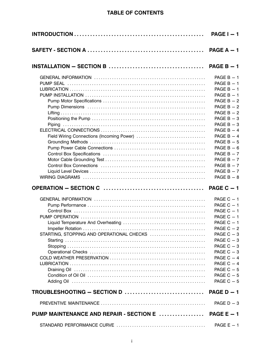 Gorman-Rupp Pumps S6A1-E60 460/3 1401314 and up User Manual | Page 3 / 50