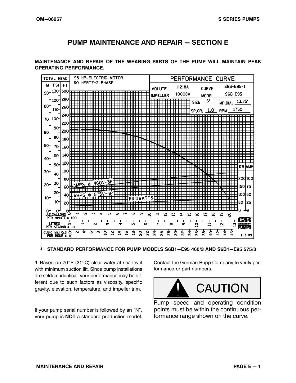 Gorman-Rupp Pumps S6B1-E95 575/3 1429763 and up User Manual | Page 27 / 51