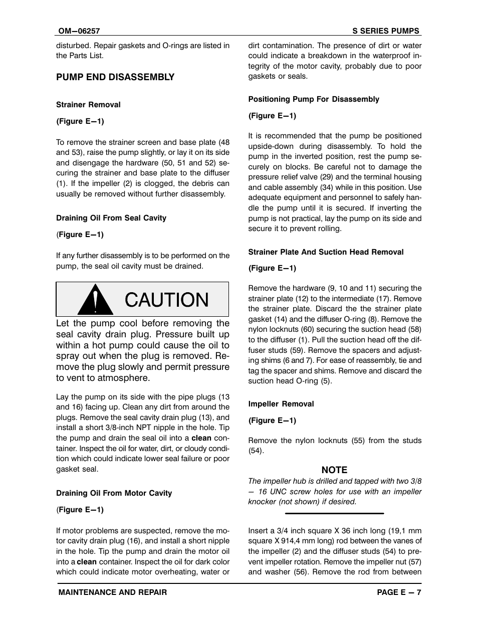 Gorman-Rupp Pumps S6B1-E95 575/3 1429763 and up User Manual | Page 33 / 51