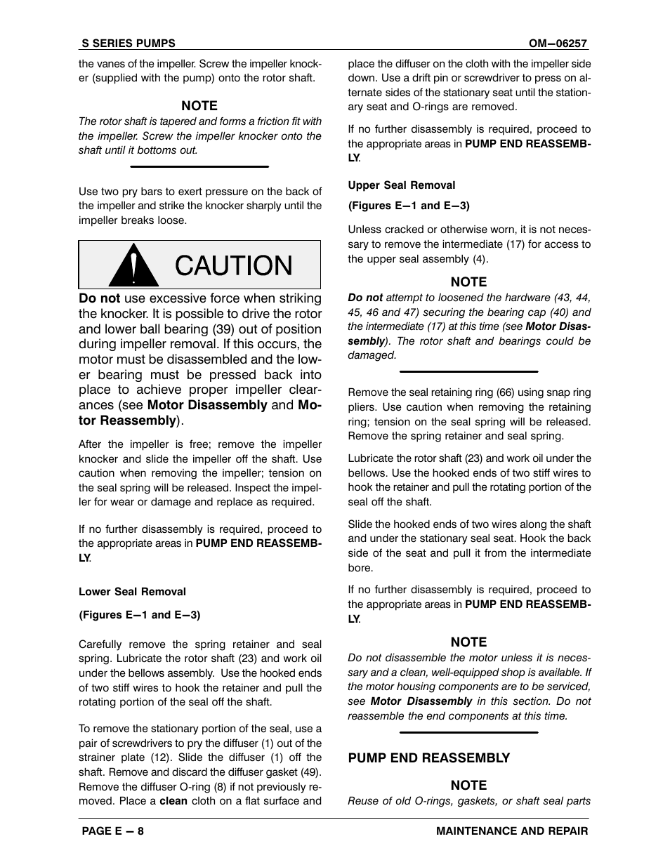 Gorman-Rupp Pumps S6B1-E95 575/3 1429763 and up User Manual | Page 34 / 51