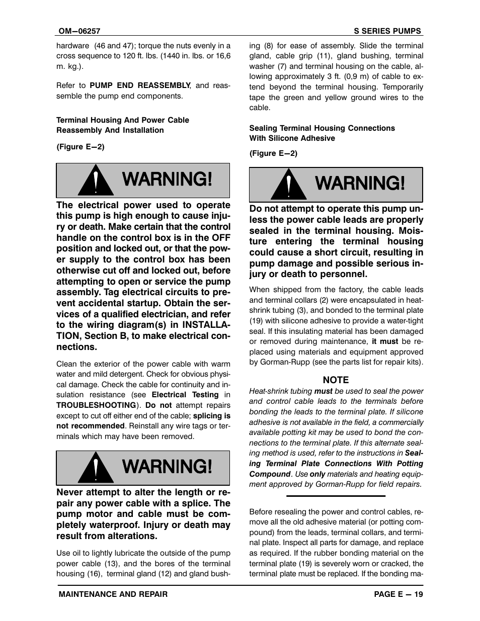 Gorman-Rupp Pumps S6B1-E95 575/3 1429763 and up User Manual | Page 45 / 51