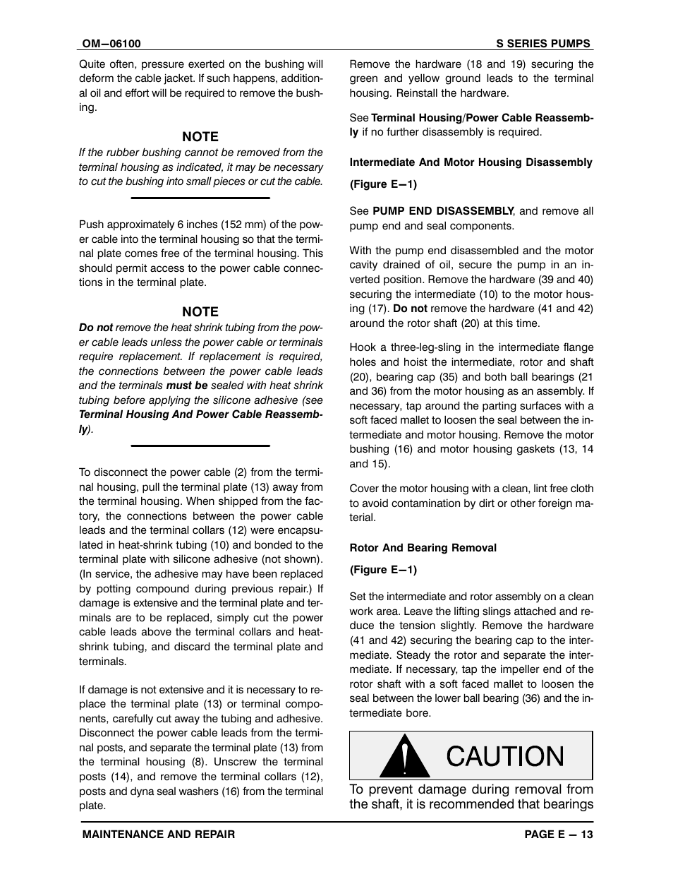 Gorman-Rupp Pumps S6C1-E35 460/3 1401671 and up User Manual | Page 39 / 50