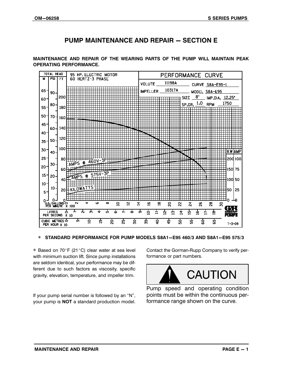 Gorman-Rupp Pumps S8A1-E95 575/3 1429751 and up User Manual | Page 27 / 51