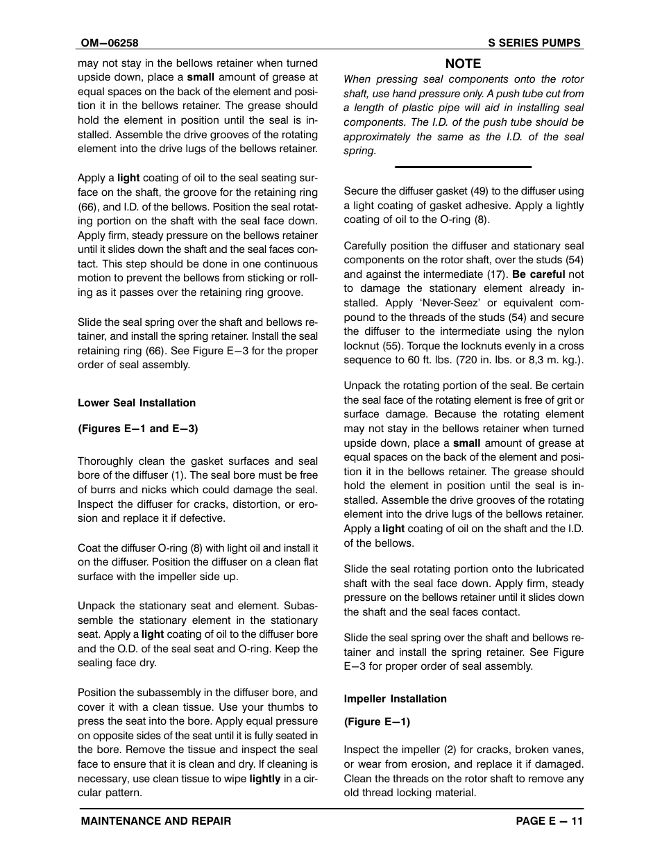 Gorman-Rupp Pumps S8A1-E95 575/3 1429751 and up User Manual | Page 37 / 51