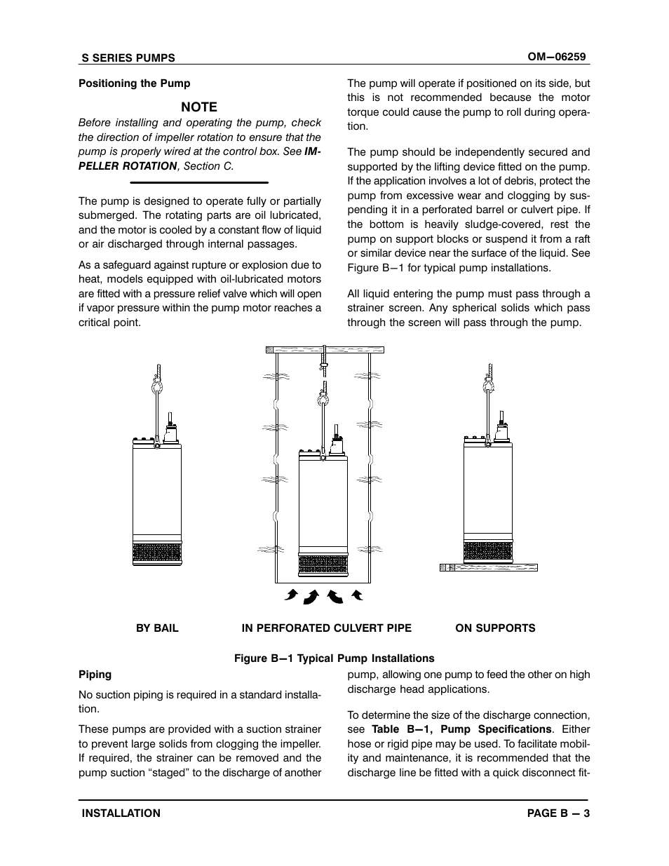Gorman-Rupp Pumps S8B1-E100 460/3 1432260 and up User Manual | Page 11 / 50