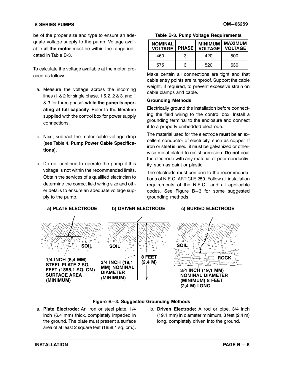 Gorman-Rupp Pumps S8B1-E100 460/3 1432260 and up User Manual | Page 13 / 50