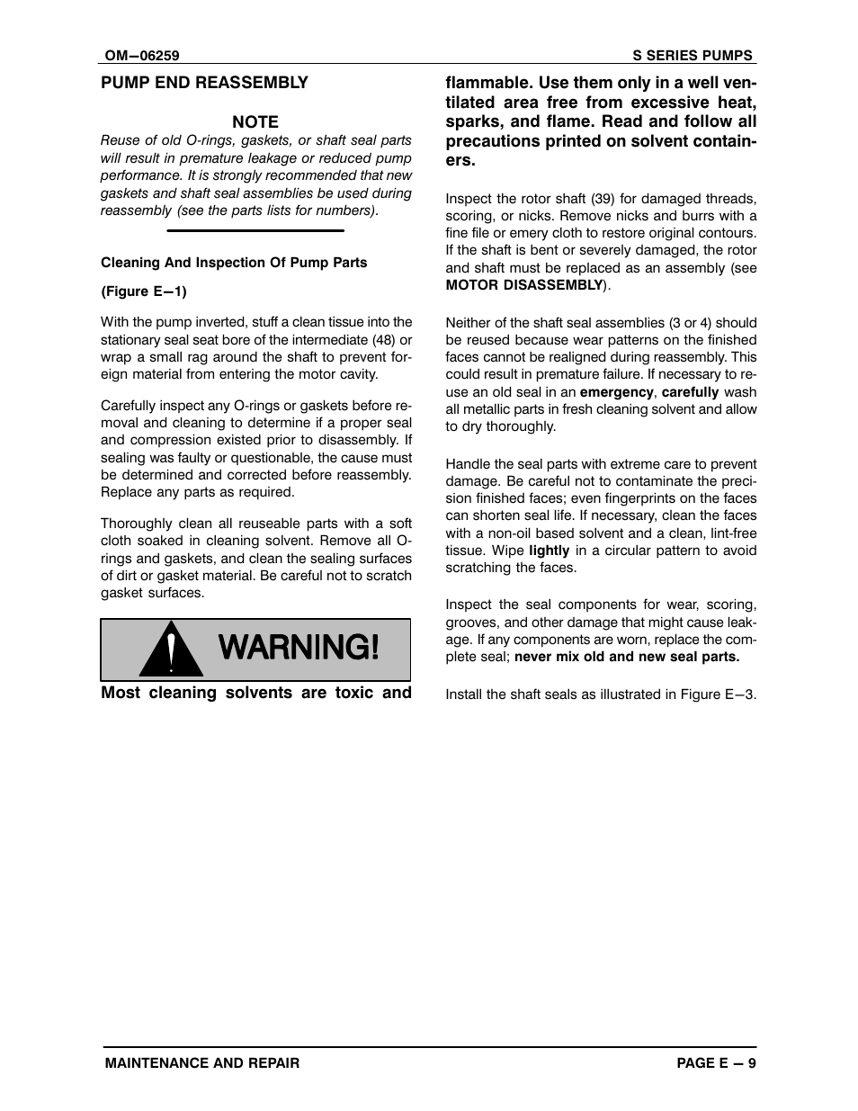 Gorman-Rupp Pumps S8B1-E100 460/3 1432260 and up User Manual | Page 35 / 50