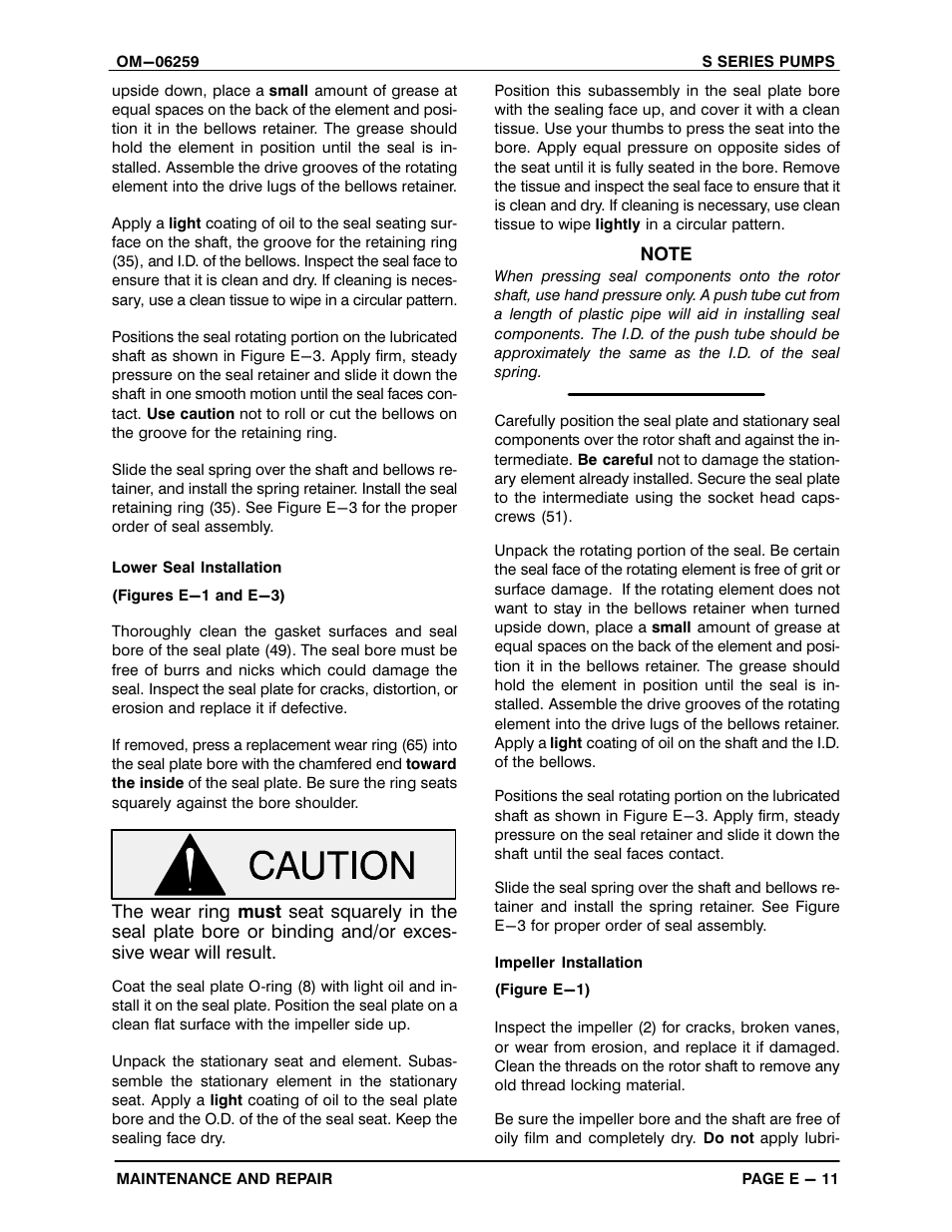 Gorman-Rupp Pumps S8B1-E100 460/3 1432260 and up User Manual | Page 37 / 50