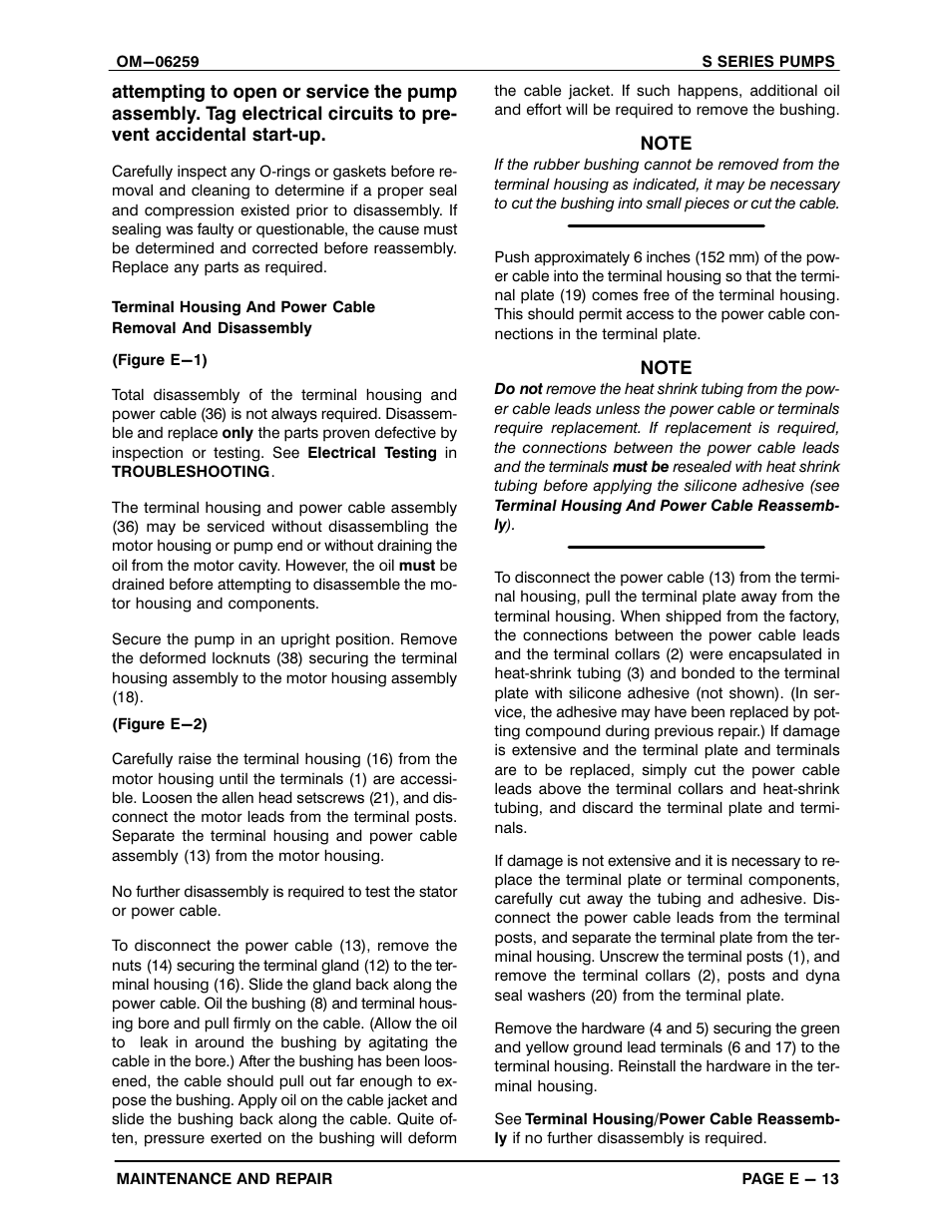 Gorman-Rupp Pumps S8B1-E100 460/3 1432260 and up User Manual | Page 39 / 50